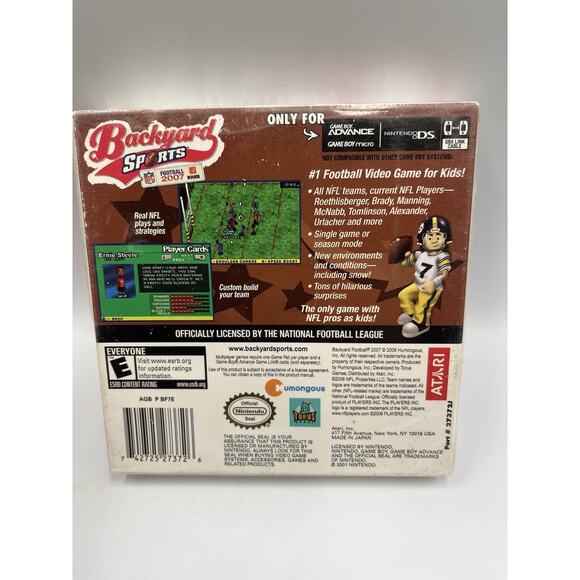 Backyard Football 2007 (Game Boy Advance, GBA) Brand New - Factory Sealed - Picture 2 of 8